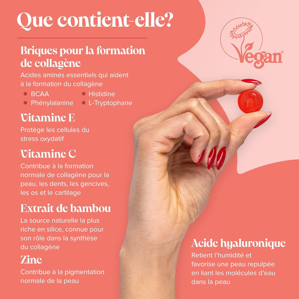 Gummies de collagen vegan et vitamine c